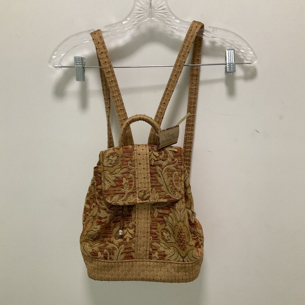 Vintage Jennifer Taylor Tapestry Back Pack Purse. NWT - Picture 4 of 9